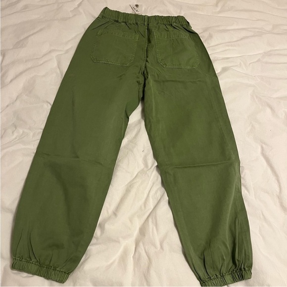 Madewell Griff Twill Jogger Pants Faded Fern 26 NWT - Picture 6 of 8